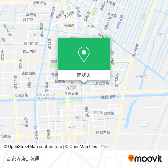 百家花苑地图