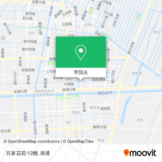 百家花苑-12幢地图
