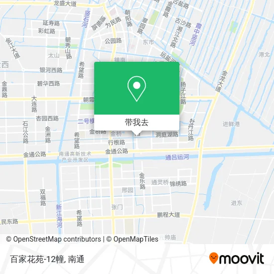 百家花苑-12幢地图