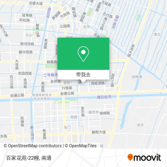 百家花苑-22幢地图