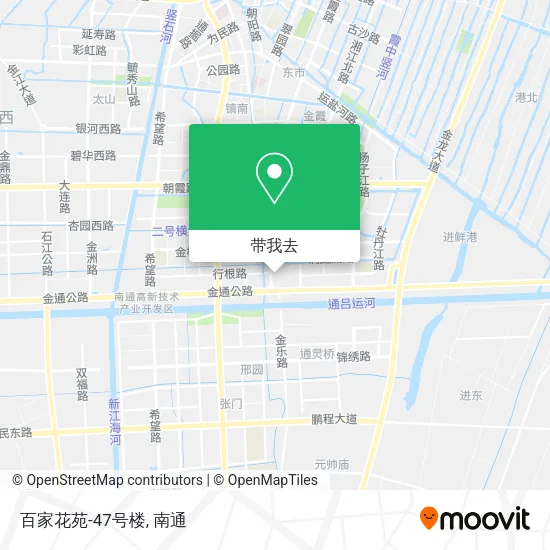 百家花苑-47号楼地图