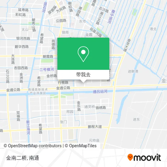 金南二桥地图