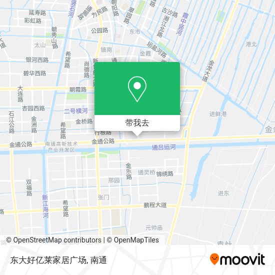 东大好亿莱家居广场地图