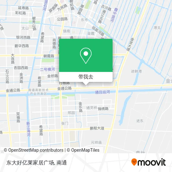 东大好亿莱家居广场地图
