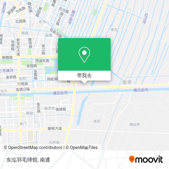 东泓羽毛球馆地图