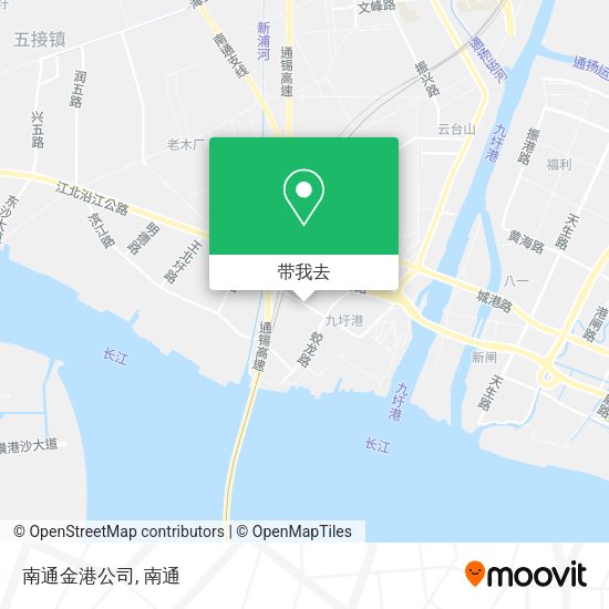 南通金港公司地图