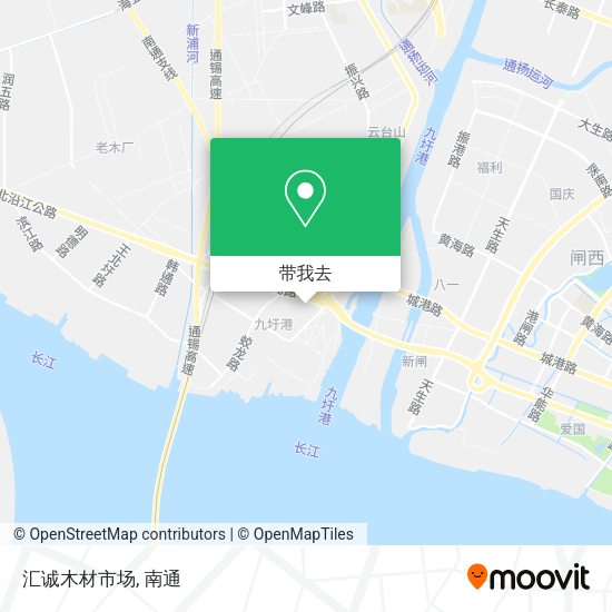 汇诚木材市场地图