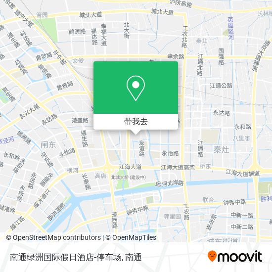 南通绿洲国际假日酒店-停车场地图
