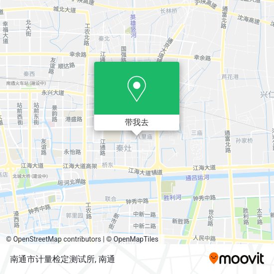 南通市计量检定测试所地图
