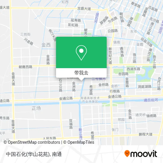 中国石化(华山花苑)地图
