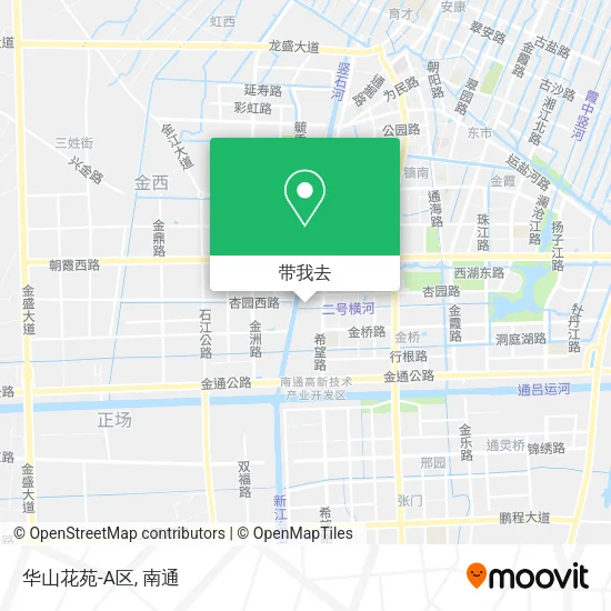 华山花苑-A区地图