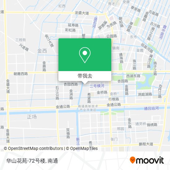 华山花苑-72号楼地图