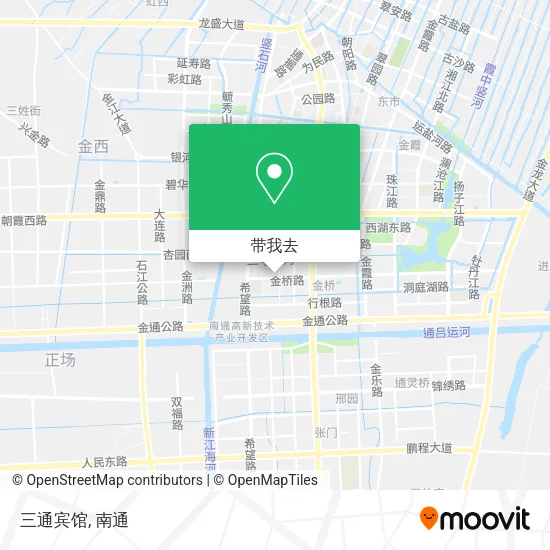 三通宾馆地图