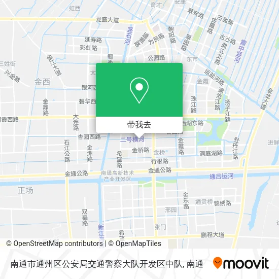 南通市通州区公安局交通警察大队开发区中队地图
