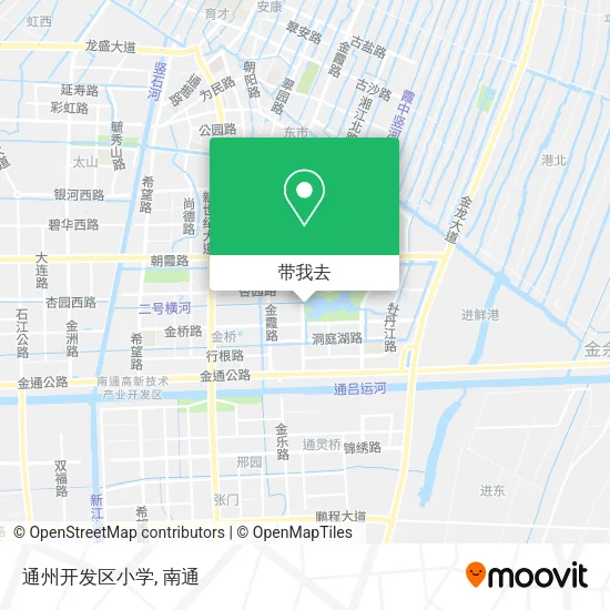 通州开发区小学地图