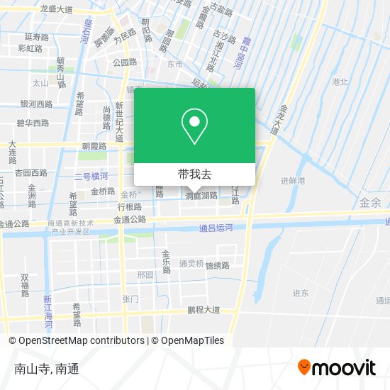南山寺地图