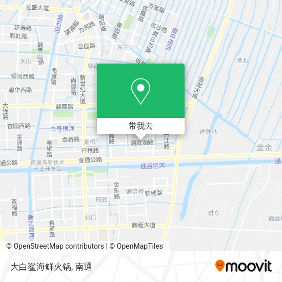大白鲨海鲜火锅地图