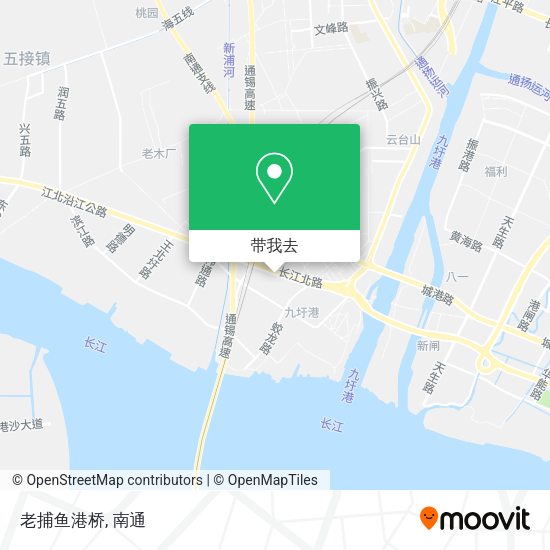 老捕鱼港桥地图