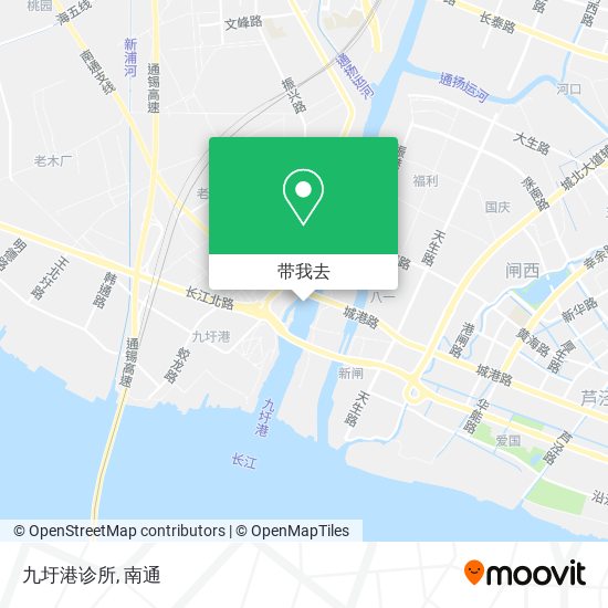 九圩港诊所地图