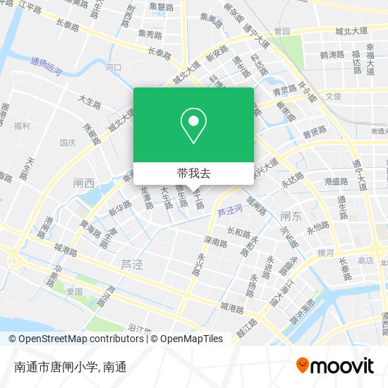 南通市唐闸小学地图