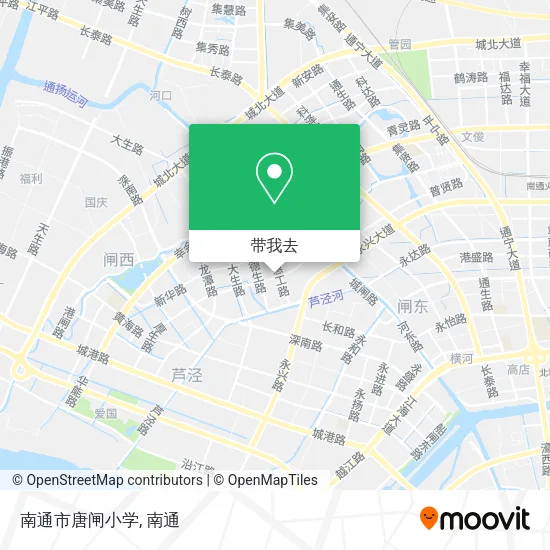 南通市唐闸小学地图