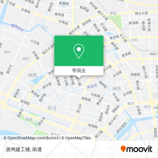唐闸建工楼地图