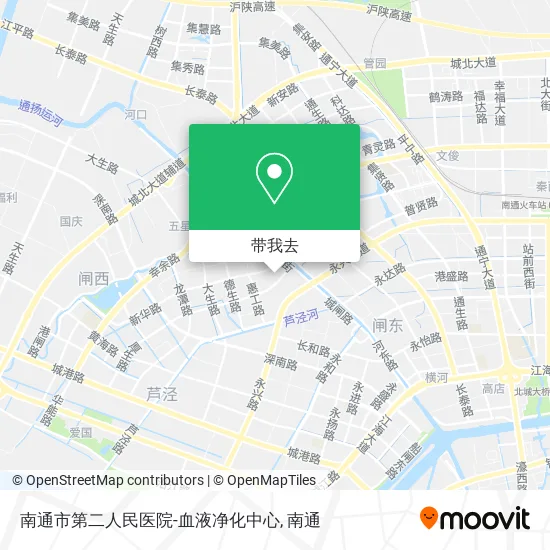南通市第二人民医院-血液净化中心地图