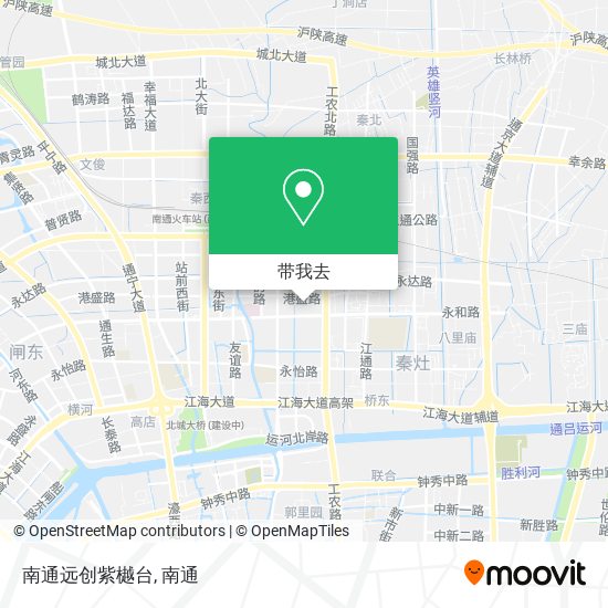 南通远创紫樾台地图