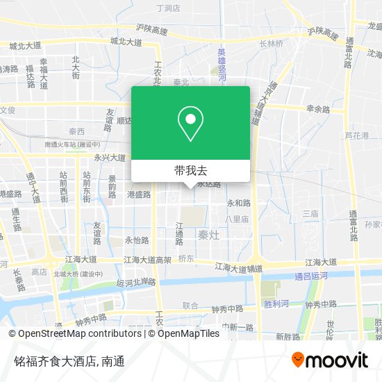 铭福齐食大酒店地图