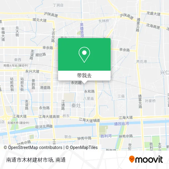 南通市木材建材市场地图