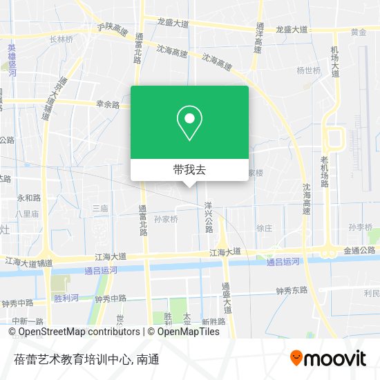 蓓蕾艺术教育培训中心地图
