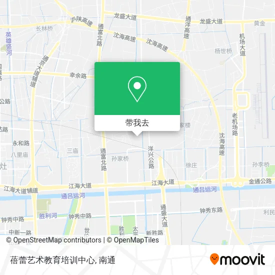 蓓蕾艺术教育培训中心地图
