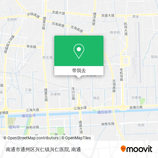 南通市通州区兴仁镇兴仁医院地图