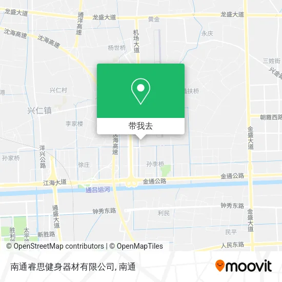 南通睿思健身器材有限公司地图