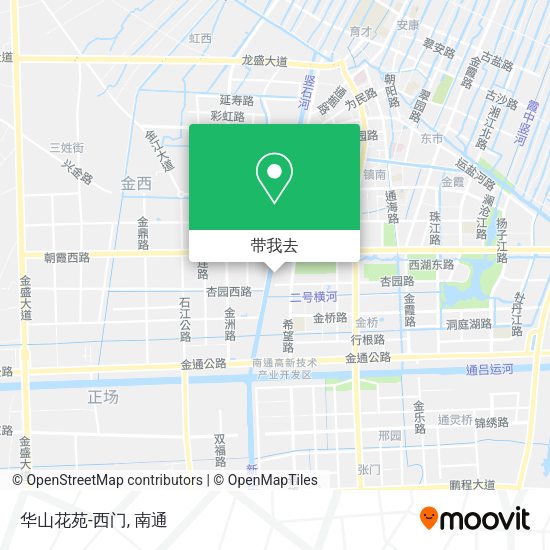 华山花苑-西门地图