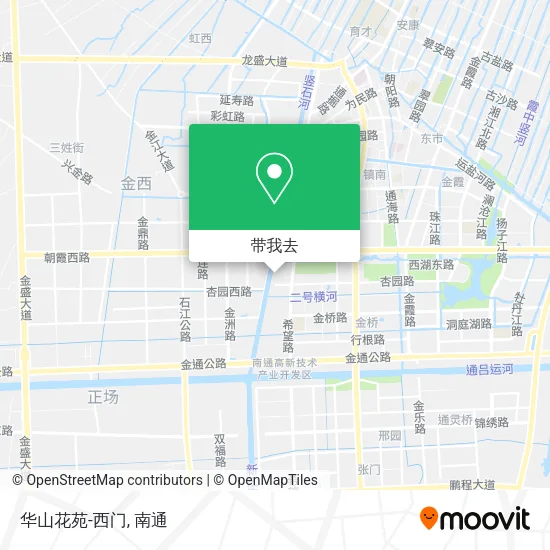 华山花苑-西门地图