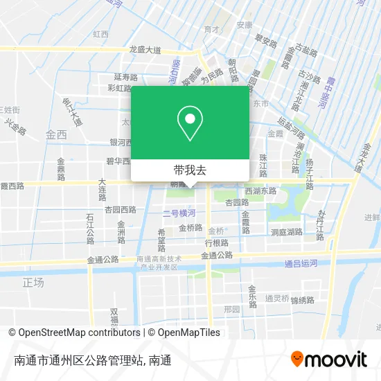 南通市通州区公路管理站地图