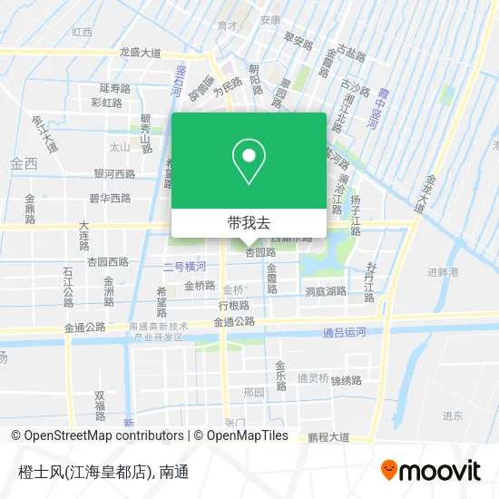 橙士风(江海皇都店)地图