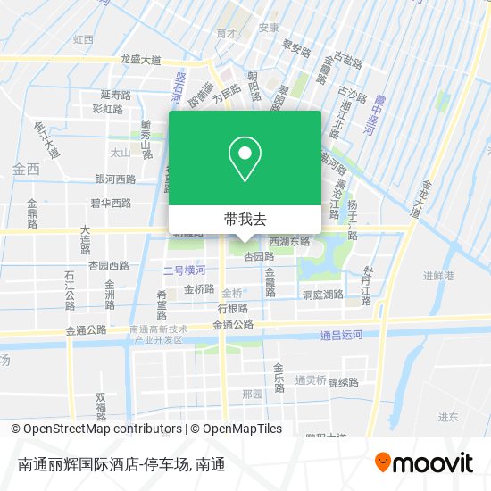 南通丽辉国际酒店-停车场地图