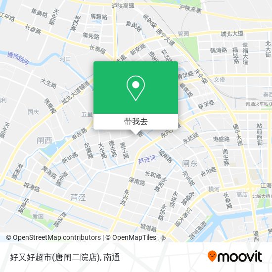 好又好超市(唐闸二院店)地图