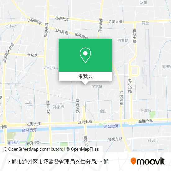 南通市通州区市场监督管理局兴仁分局地图