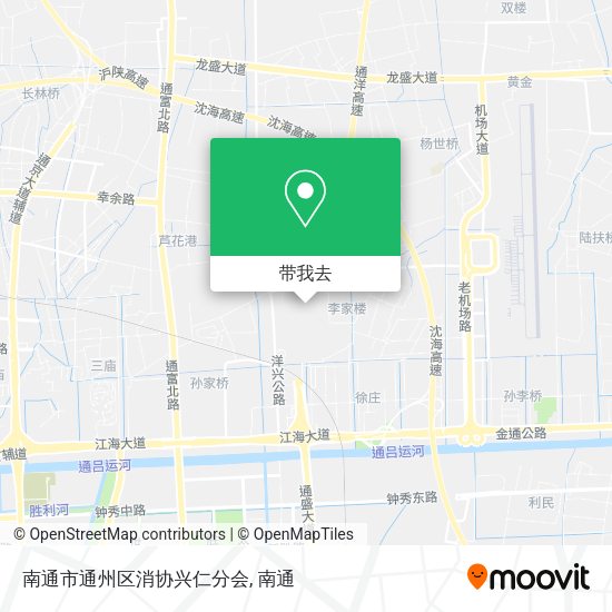 南通市通州区消协兴仁分会地图