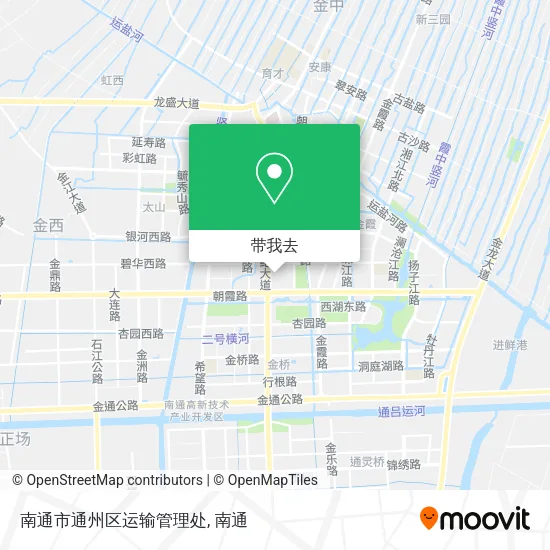 南通市通州区运输管理处地图