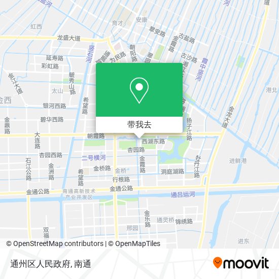 通州区人民政府地图