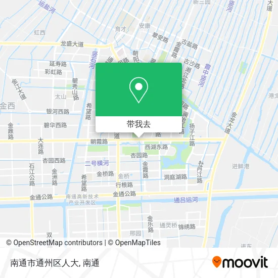南通市通州区人大地图