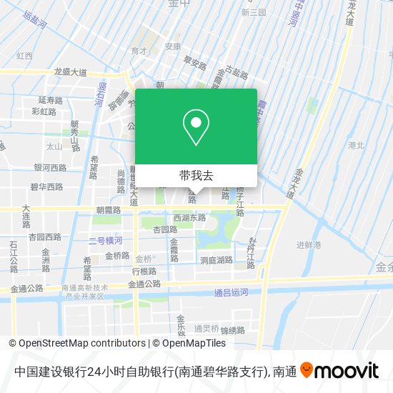 中国建设银行24小时自助银行(南通碧华路支行)地图