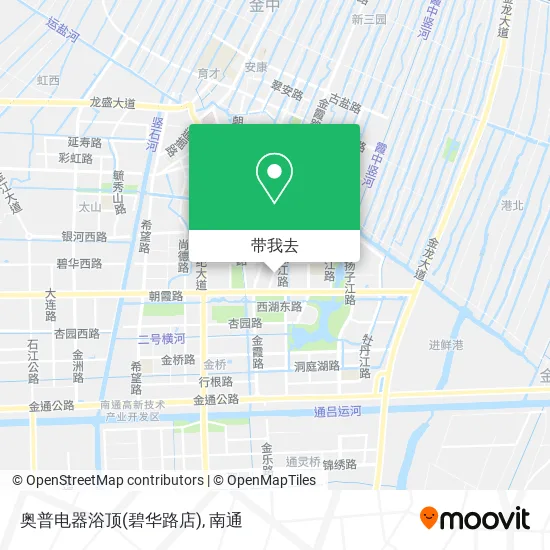 奥普电器浴顶(碧华路店)地图