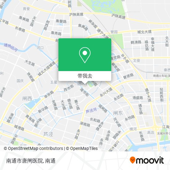 南通市唐闸医院地图
