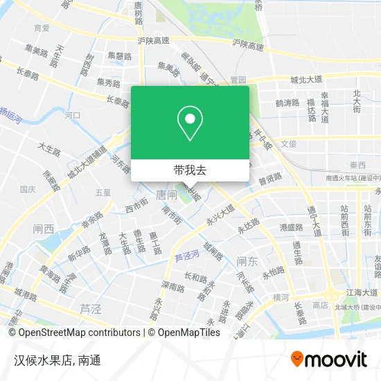汉候水果店地图