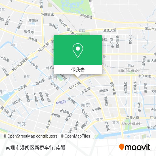 南通市港闸区新桥车行地图